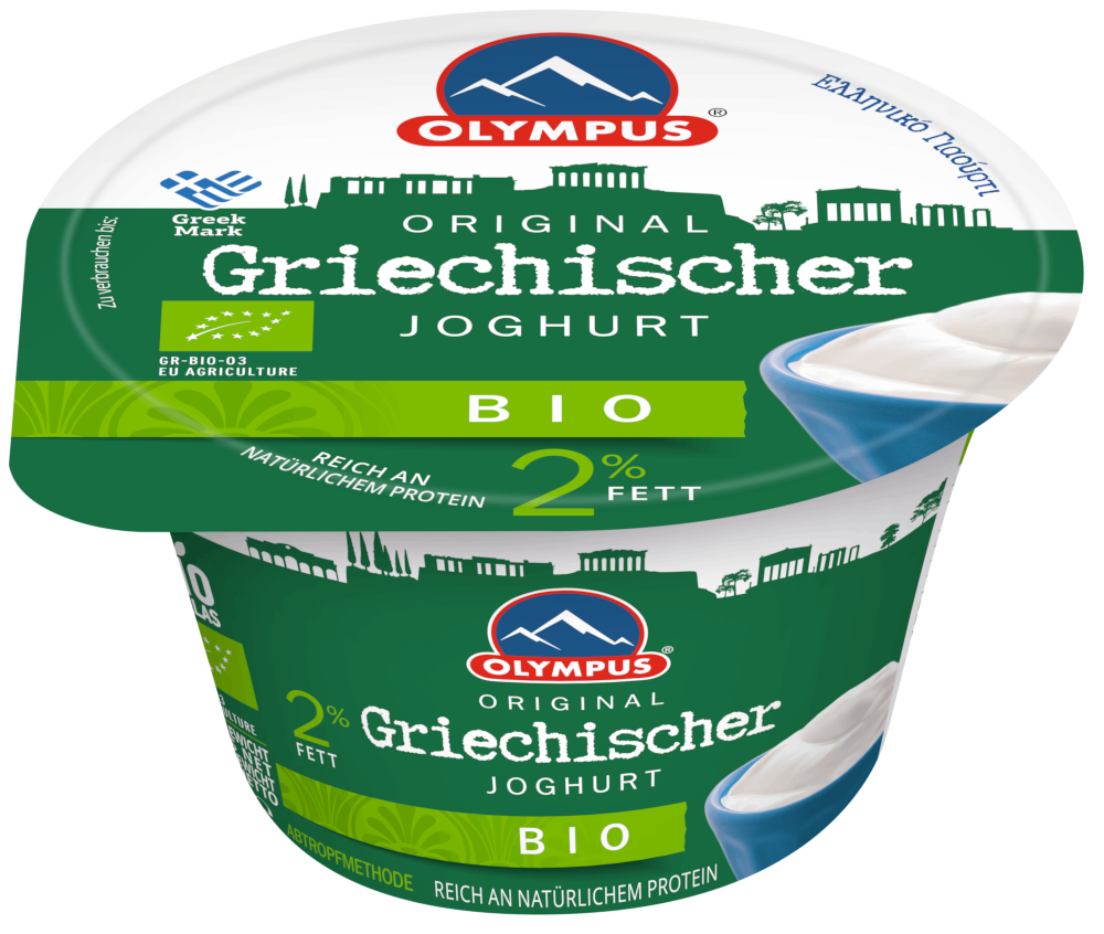 Packshot image: Griechischer Bio-Joghurt 2% Fett