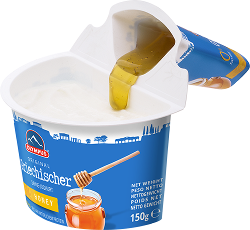 Packshot image: Griechischer Joghurt 0% Fett mit Honig
